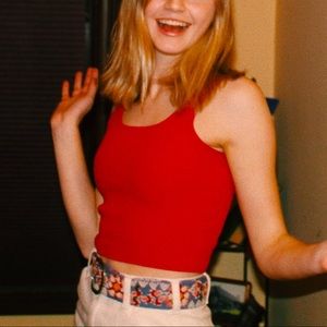 red crop top (tank)